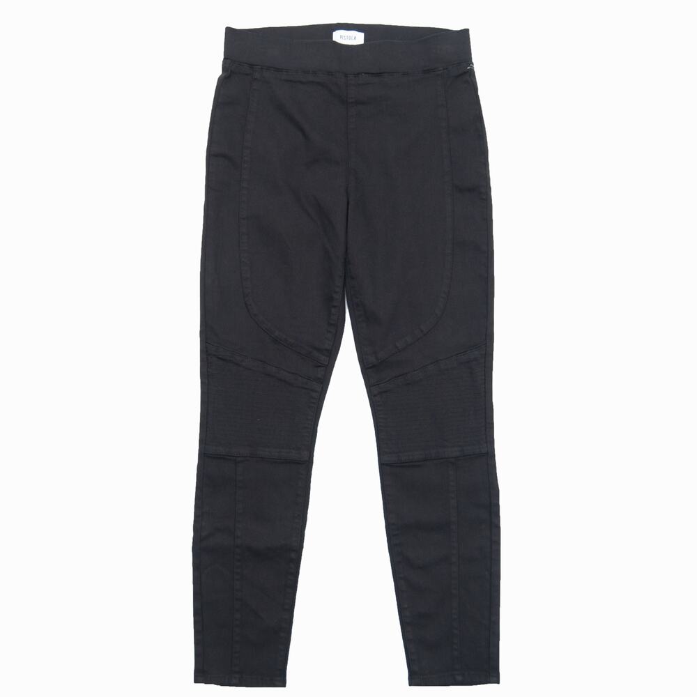 New Pistola Black Pull-On Moto Pants Jeans Size Medium